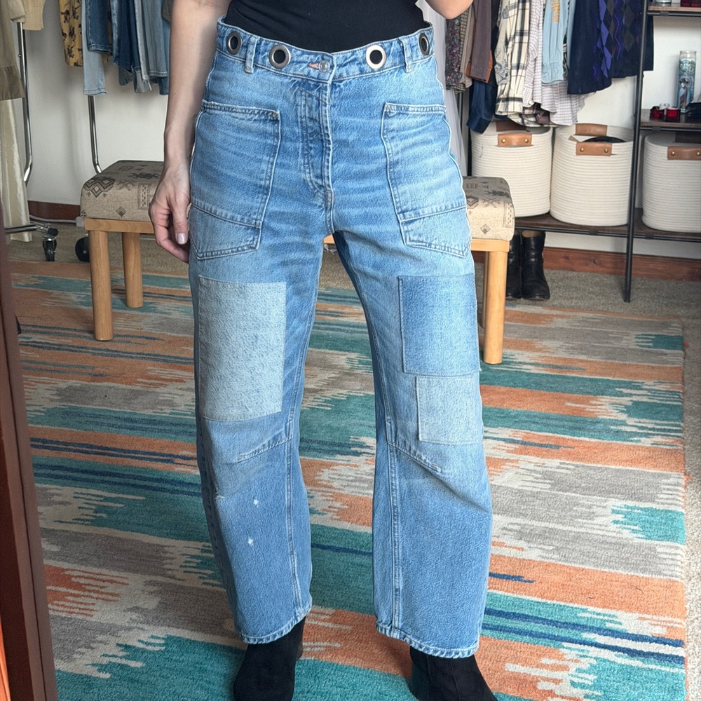 We The Free Moxie Pull-On Barrel Jeans - Picture 2 of 9